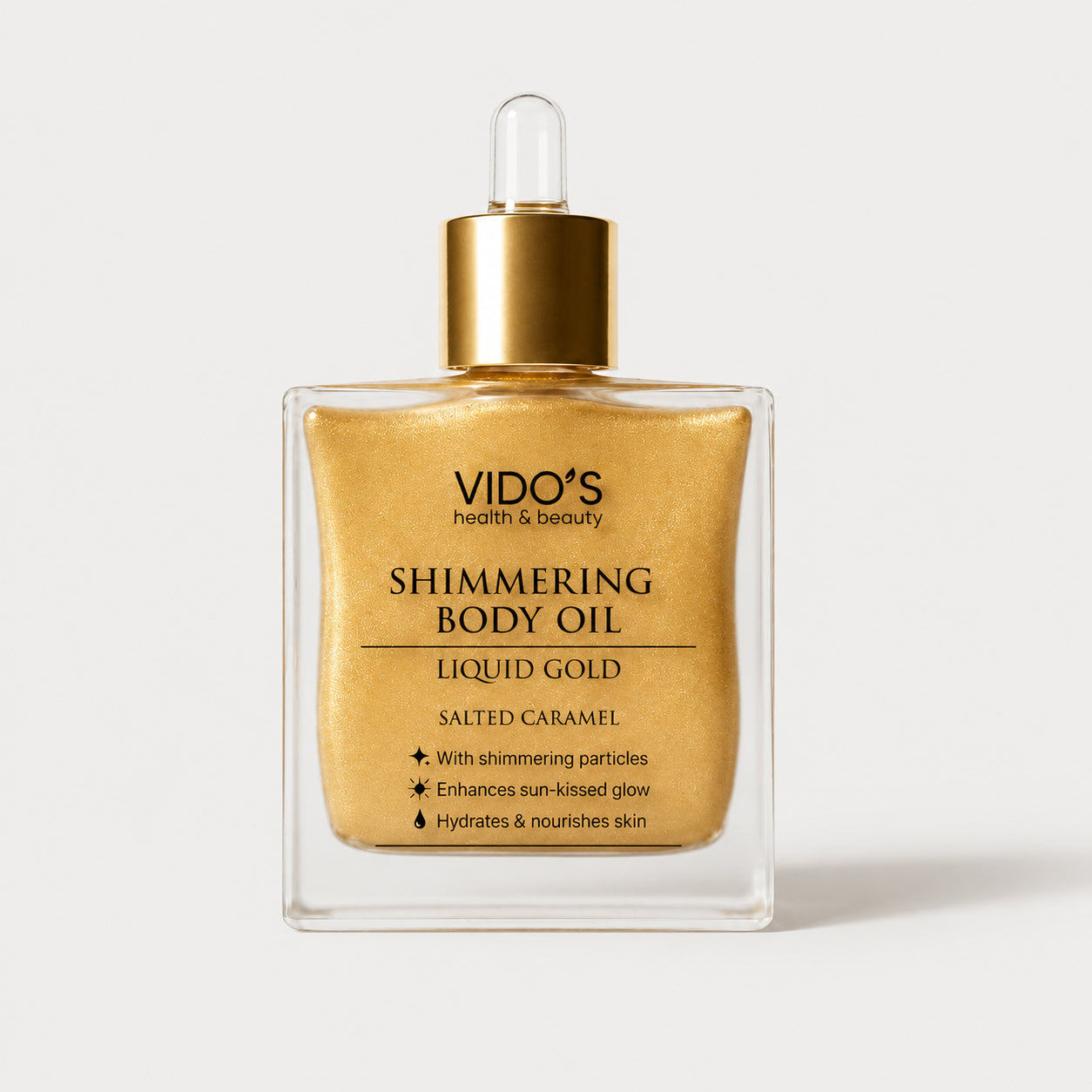 Златисто блестащо олио за тяло SHIMMERING BODY OIL